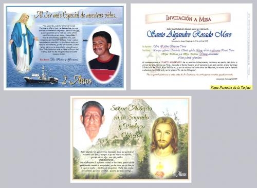 Tarjetas de invitación a misa de difuntos para imprimir - Imagui
